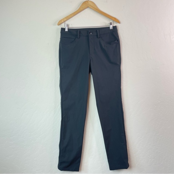 Lululemon Men’s ABC Pant Classic 33" Dark Grey Casual Pants Size 30 - Picture 2 of 16